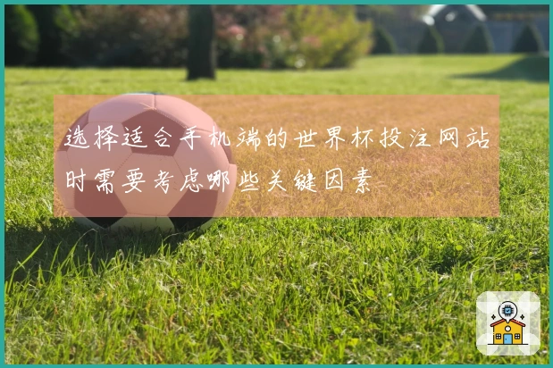 选择适合手机端的世界杯投注网站时需要考虑哪些关键因素