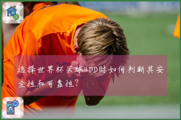 选择世界杯买球app时如何判断其安全性和可靠性？